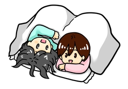 stay withのイラスト
